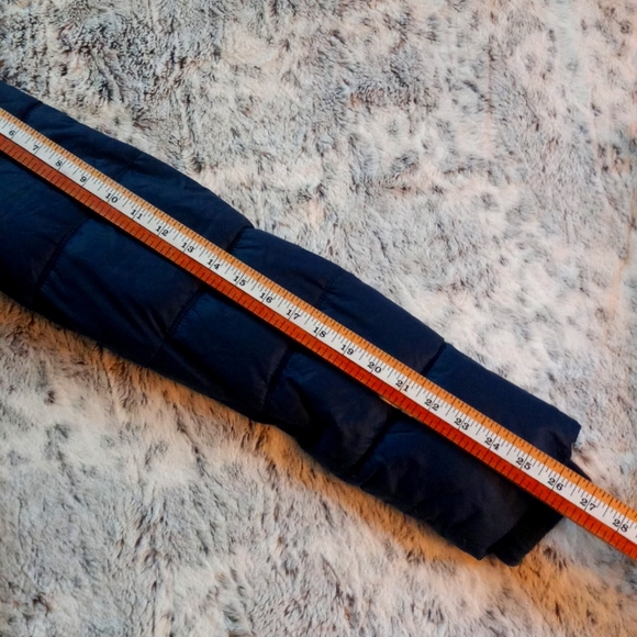 American Eagle puffer, Medium, Blue, hood with faux fur - Picture 5 of 7